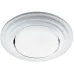 Светильник встраиваемый со светодиодной подсветкой 20LEDx2835 SMD 6400K, 15W GX53, без лампы, матовый, хром, CD5023 круг с драйвером в комплекте