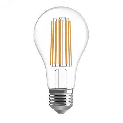 Лампа Gauss Basic Filament А70 27W 2900lm 4100К Е27 LED 1/10/40