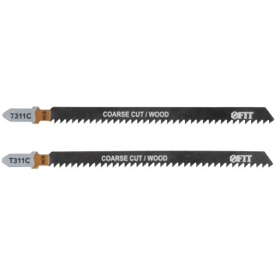 Полотна по дереву, HCS, разведенные, фрезерованные зубья, 126/100/2,5 мм (Т311С), 2 шт.