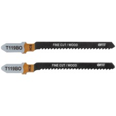 Полотна по дереву, HCS, фрезерованные, волнистые зубья, 75/50/2 мм (Т119ВО), 2 шт.