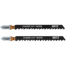 Полотна по дереву, HCS, разведенные, шлифованные зубья 100/74/4 мм (T144DP), 2 шт.