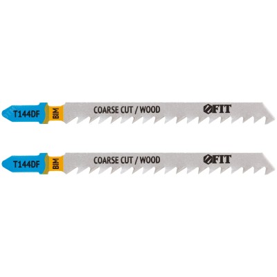 Полотна по дереву, Bimetal, разведенные, шлифованные зубья, 100/74/4 мм(Т144DF), 2 шт.
