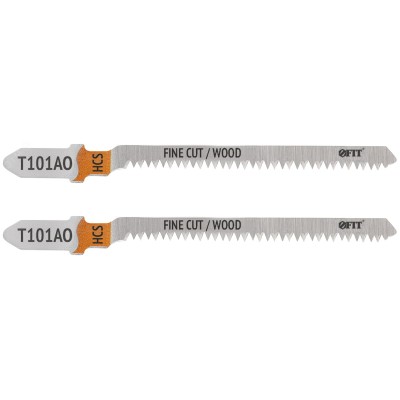 Полотна по дереву, HCS, остроконечные зубья, 82/56/1,4 мм (Т101AO),2 шт.