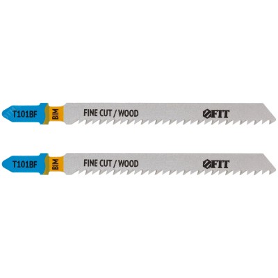 Полотна по дереву, Bimetal, шлифованные под свободным углом зубья, 100/74/2,5 мм (T101BF), 2 шт.