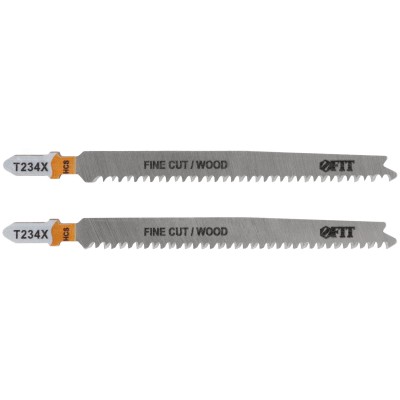 Полотна по дереву, HCS, шлифованные под свободным углом зубья, 116/91 мм, переменный шаг (T234X), 2 шт.