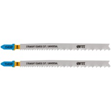 Полотна по дереву, металлу, пластмассе, Bimetal, фрезерованные зубья, 132/106 мм, перемен. шаг (T345XF), 2 шт.