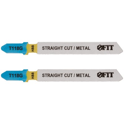 Полотна по металлу, HSS, фрезерованные, волнистые зубья, 76/51/0,7 мм (Т118G), 2 шт.