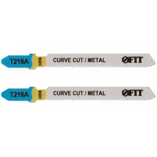 Полотна по металлу, HSS, фрезерованные, волнистые зубья, 76/51/1,1 мм (T218A), 2 шт.