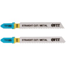 Полотна по металлу, HSS, фрезерованные, волнистые зубья, 76/51/2 мм (T118B), 2 шт.