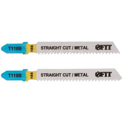 Полотна по металлу, HSS, фрезерованные, волнистые зубья, 76/51/2 мм (T118B), 2 шт.