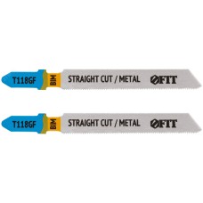 Полотна по металлу, Bimetal, фрезерованные, волнистые зубья, 76/51/0,8 мм (T118GF), 2 шт.