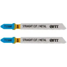 Полотна по металлу, Bimetal, фрезерованные, волнистые зубья, 76/51/1,2 мм (T118AF), 2 шт.