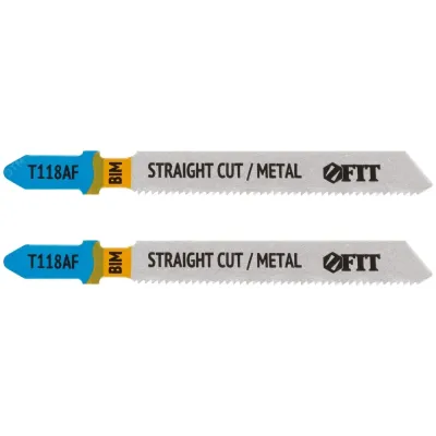 Полотна по металлу, Bimetal, фрезерованные, волнистые зубья, 76/51/1,2 мм (T118AF), 2 шт.