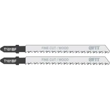 Полотна по дереву, Bimetal, шлифованные под свободным углом зубья, 100/74/2.5 мм (T101BF), 2 шт