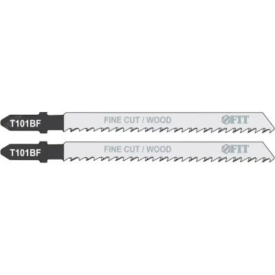 Полотна по дереву, Bimetal, шлифованные под свободным углом зубья, 100/74/2.5 мм (T101BF), 2 шт