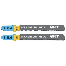 Полотна по металлу, Bimetal, фрезерованные, волнистые зубья, 76/51/1.1 мм (T118AF), 2 шт