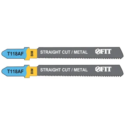 Полотна по металлу, Bimetal, фрезерованные, волнистые зубья, 76/51/1.1 мм (T118AF), 2 шт
