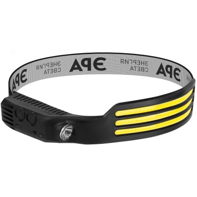 Фонарь налобный светодиодный GA-808 Кибер-3       ккумуляторный 5 Вт COB + 3 Вт LED сенсорное управление 5 режимов