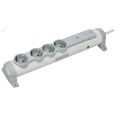 COMFORT Фильтр сетевой СФ-04К 16А 3м 3х1,5мм2 белый IEK