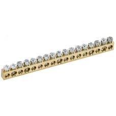 TEKFOR Шина нулевая сечение 6х9 17 отв. IEK