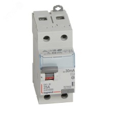 Выключатель дифференциального тока (УЗО) 2п 25А 30мА DX3 АC