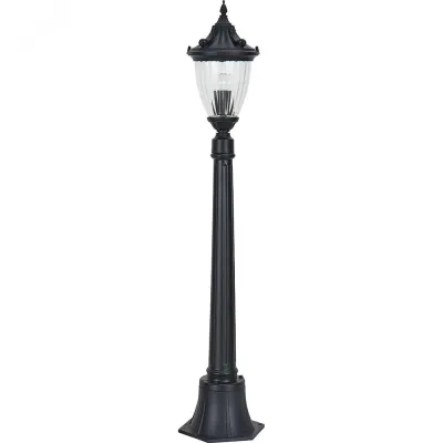 Светильник садово-парковый, 60W 230V IP44 черный, PL586