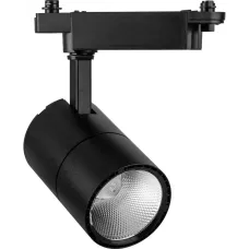 Светильник трековый светодиодный на шинопровод 40W, 3600 Lm, 4000К, 35 градусов, черный, AL103 со встроенным драйвером