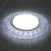 Светильник встраиваемый со светодиодной подсветкой 20LED*2835 SMD 6400K, 15W GX53, без лампы, прозрачный, хром, CD4020 с драйвером в комплекте
