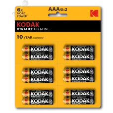 Батарейки Kodak LR03-12BL perforated (6x2BL) XTRALIFE Alkaline [KAAA-2x6 perf] (144/576/40320)