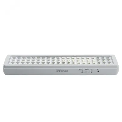 Светильник аварийный, 60 LED AC/DC, белый, EM112