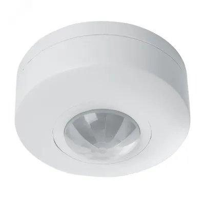 Датчик движения и освещенности 1200W 6m  120°(гориз.) 360°(верт.) белый SEN3