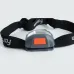 Фонарь налобный светодиодный аккумуляторный 3W 1COB, USB IP44, пластик, TH2301