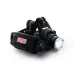 Фонарь налобный светодиодный аккумуляторный 5W, IP44, пластик/алюминий, TH2305