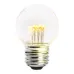 Лампа светодиодная, (1W) 230V E27 2700K G45 прозрачая, LB-378