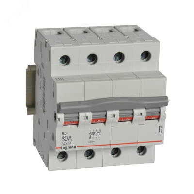 Выключатель-разъединитель 80А 4П RX3