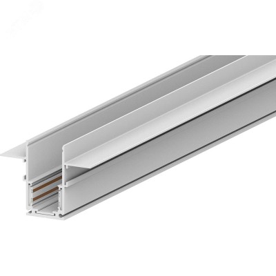 Шинопровод для низковольтных трековых светильников, белый, 1м, встраиваемый CABM1001