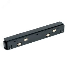 Соединитель-коннектор для низковольтного шинопровода, черный, прямой LD3003