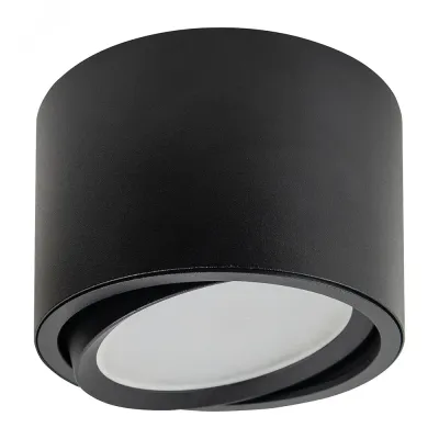 Светильник потолочный 12W, 230V, GX53, черный, HL361