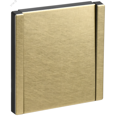 FORTE&PIANO Выключатель 1-клавишный перекрестный 10А FP612M металл шампань IEK