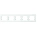 Defne рамка 5-ти постовая белая Defne рамка 5-ти постовая белая