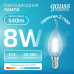 Лампа Gauss Filament Elementary Свеча на ветру 8W 540lm 4100К Е14 LED 1/10/100