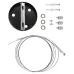 Светильник LED ЭРА Geometria SPO-153-B-40K-030 Delta 30Вт 4000К 2100Лм IP40 600*80 черный подвесной драйвер внутри