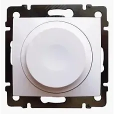 Светорегулятор поворотно-нажимной универсальный LED 300Вт белый VALENA DIY