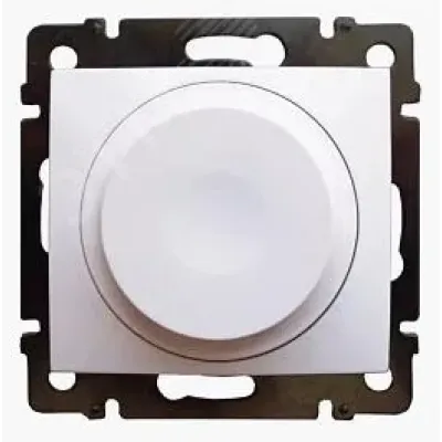 Светорегулятор поворотно-нажимной универсальный LED 300Вт белый VALENA DIY