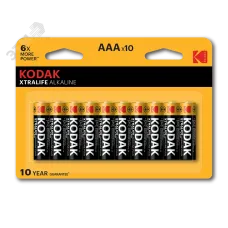 Батарейки Kodak LR03-8+2BL XTRALIFE Alkaline [K3A-8+2] (120/480/38400)