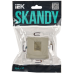 SKANDY Розетка компьютерная RJ45 кат.6 SK-K02B бежевый IEK