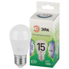Лампа светодиодная ЭРА GREEN LINE LED B35-15W-865-E27 GL E27 15 Вт свеча холодный свет
