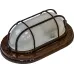 Светильник ЭРА НБО 04-60-022 Кантри дерево/стекло решетка IP54 E27 max 60Вт 232х140 овал орех