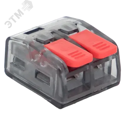 Клемма СМК 221-412 2 отверстия 0.2-4.0 мм2 (100шт.) EKF PROxima