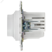 SKANDY Светорегулятор поворотный 600Вт SK-D01W арктический белый IEK